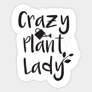 Crazy Plant Lady Sticker